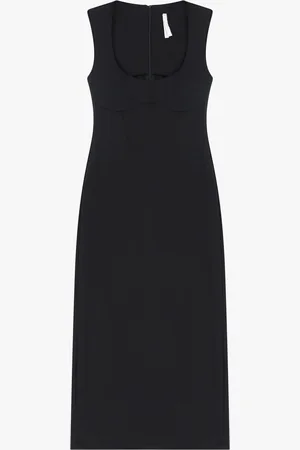 Imperial Vestito midi senza maniche tinta unita
