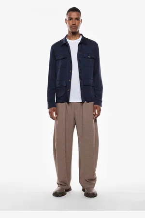 Imperial Pantaloni baggy a tinta unita
