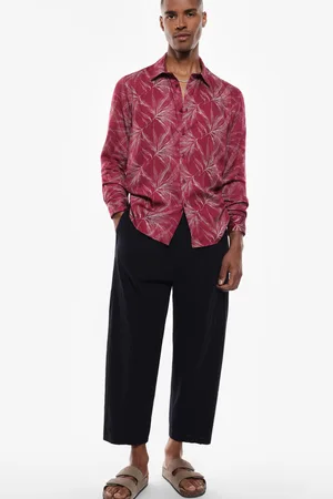 Imperial Pantaloni chino cropped a gamba dritta