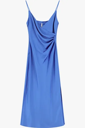 Imperial Vestito midi drappeggiato effetto satin