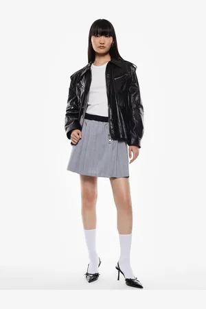Imperial Gonna pantalone a quadri con elastico
