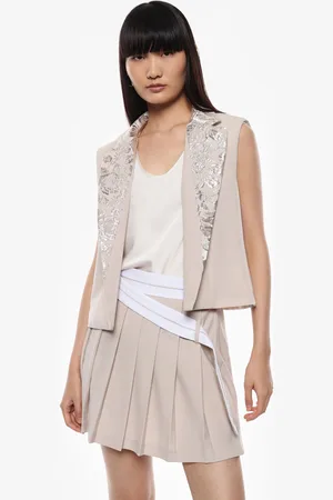 Imperial Gilet senza maniche con dettagli metallizzati