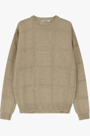 Imperial Pullover girocollo con ricamo geometrico
