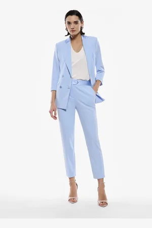 Imperial Pantaloni a sigaretta con banda effetto raso