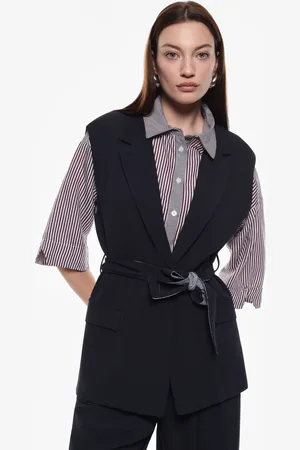 Imperial Gilet senza chiusura con cintura