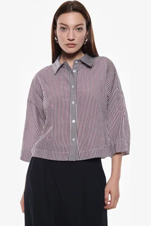 Imperial Camicia a righe con maniche 3/4