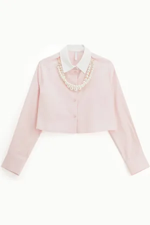 Imperial Camicia corta con colletto e collana