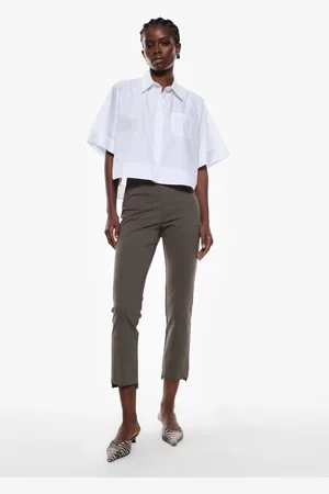 Imperial Pantaloni slim-fit a tinta unita