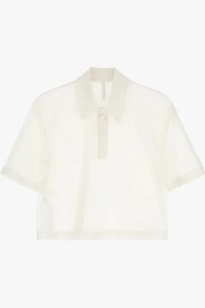 Imperial T-shirt rete con colletto classico