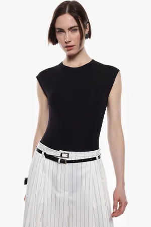 Imperial Bodysuit senza maniche colore unito
