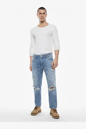 Imperial Jeans con strappi a gamba dritta