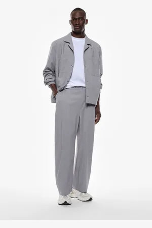 Imperial Pantaloni baggy a tinta unita