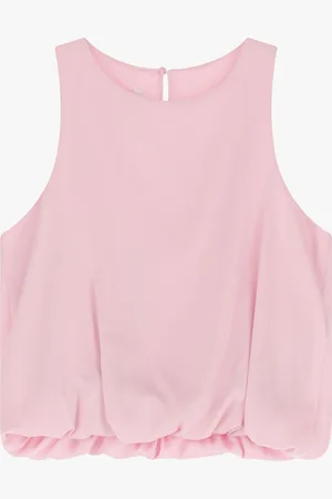 Imperial Top smanicato con scollo rotondo