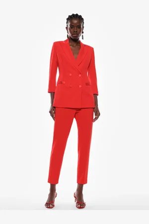 Imperial Pantaloni a sigaretta con banda effetto raso