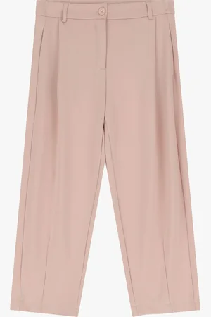 Imperial Pantaloni cropped a vita media