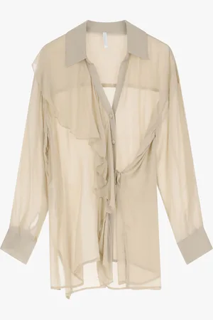 Imperial Camicia con collo classico e volant