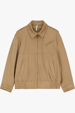 Imperial Giubbotto bomber effetto suede con zip