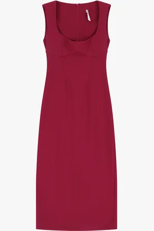 Imperial Vestito midi senza maniche tinta unita