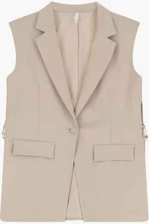 Imperial Gilet lungo con chiusura monopetto