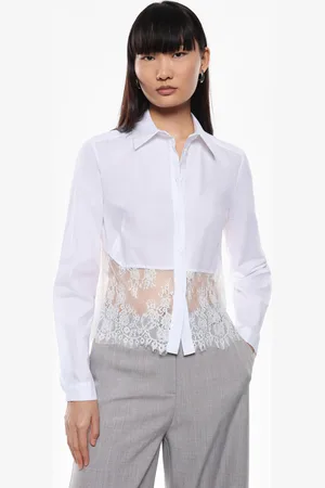 Imperial Camicia con colletto e pizzo