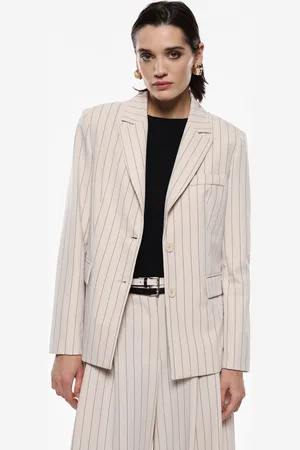 Imperial Blazer monopetto gessato con tasche