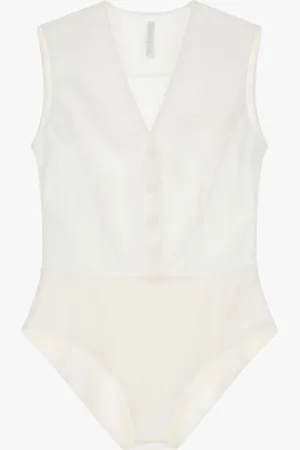 Imperial Bodysuit gilet senza maniche con bottoni