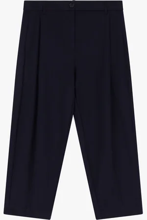 Imperial Pantaloni cropped a vita media