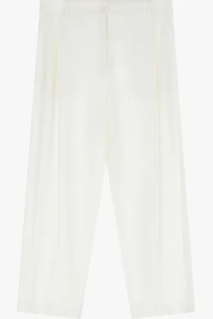Imperial Pantaloni cropped a vita media