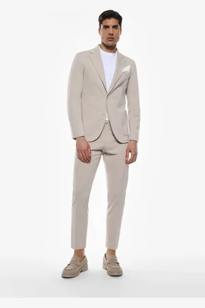 Imperial Pantaloni slim-fit a tinta unita