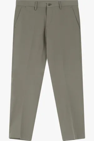 Imperial Pantaloni slim-fit a tinta unita