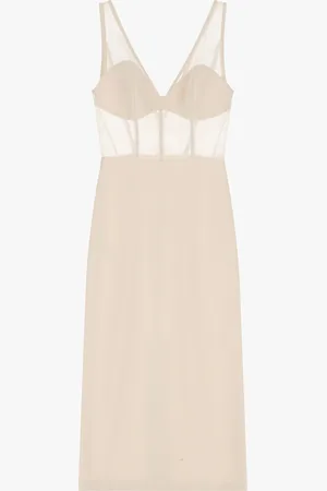 Imperial Abito midi con scollo a v