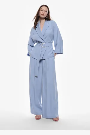 Imperial Pantaloni a gamba larga con vita alta