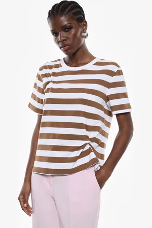 Imperial T-shirt a righe con nodo laterale