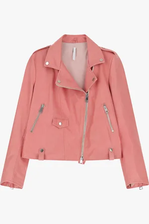 Imperial Giubbotto biker in pelle con zip