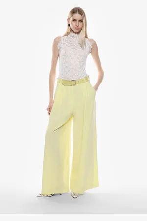 Imperial Pantaloni palazzo eleganti tinta unita