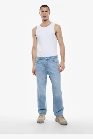 Imperial Jeans a gamba larga con vita media