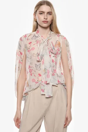 Imperial Camicia smanicata con stampa floreale