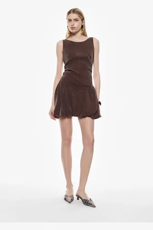 Imperial Abito corto senza maniche con zip