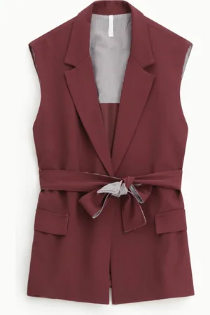Imperial Gilet senza chiusura con cintura