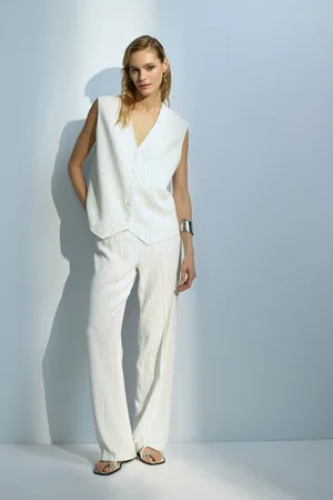 Imperial Gilet a righe con chiusura a bottoni