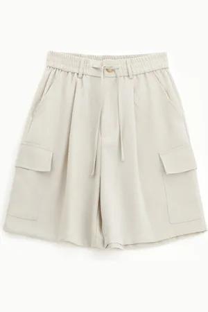 Imperial Bermuda con tasconi e coulisse
