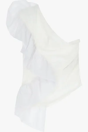 Imperial Top asimmetrico con volant
