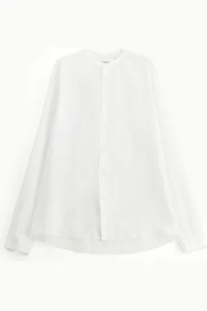Imperial Camicia con colletto coreano e bottoni