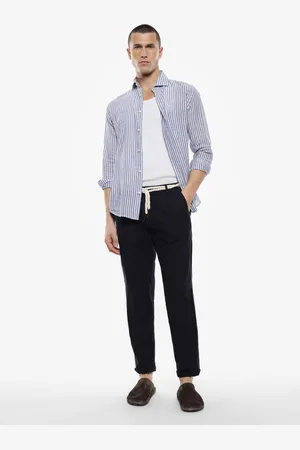 Imperial Pantaloni chino con cintura cordino