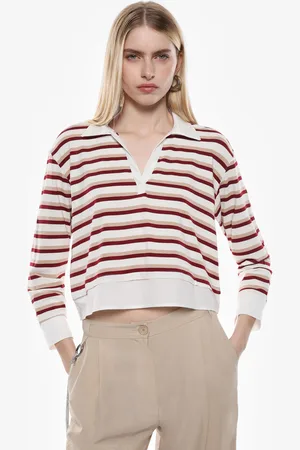 Imperial Maglia a righe con maniche lunghe