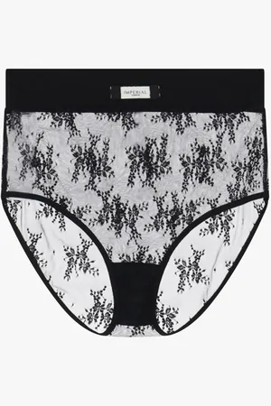 Imperial Bottom a vita alta in tulle e ricamo floreale