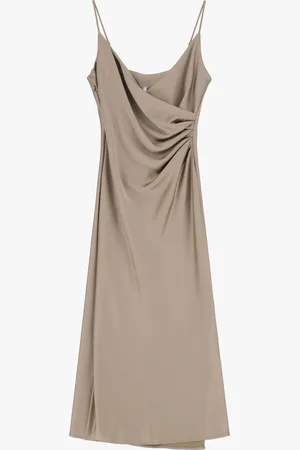 Imperial Vestito midi drappeggiato effetto satin