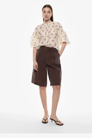 Imperial Pantaloncini al ginocchio con cintura