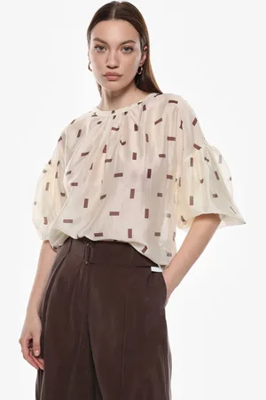 Imperial Camicia con stampa e maniche ampie
