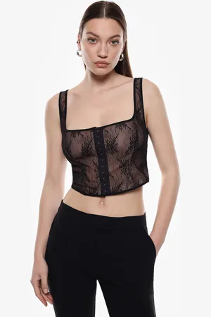 Imperial Top con spalline e stampa